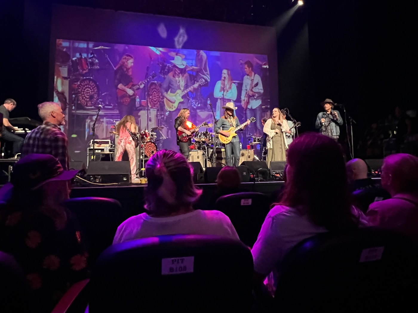 Allman Brothers Revival performers on stage