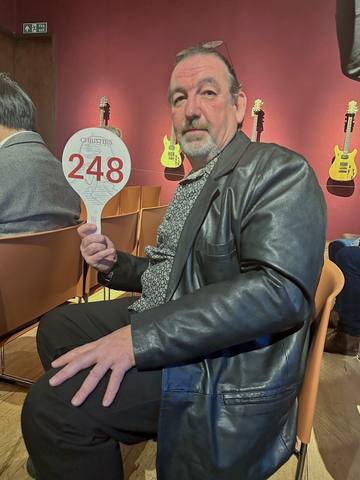 Jeff Beck Christie's auction photograph 53, courtesy of Jim Belmont