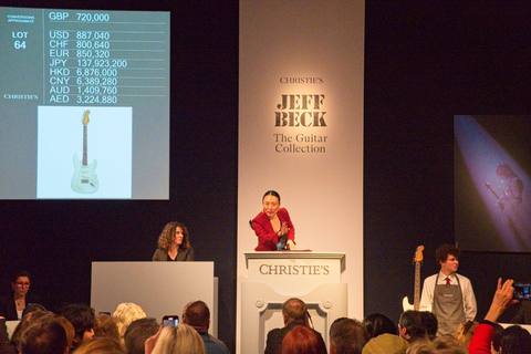 Jeff Beck Christie's auction photograph 114, courtesy of Jim Belmont