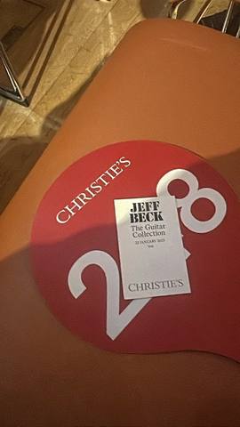 Jeff Beck Christie's auction photograph 128, courtesy of Jim Belmont