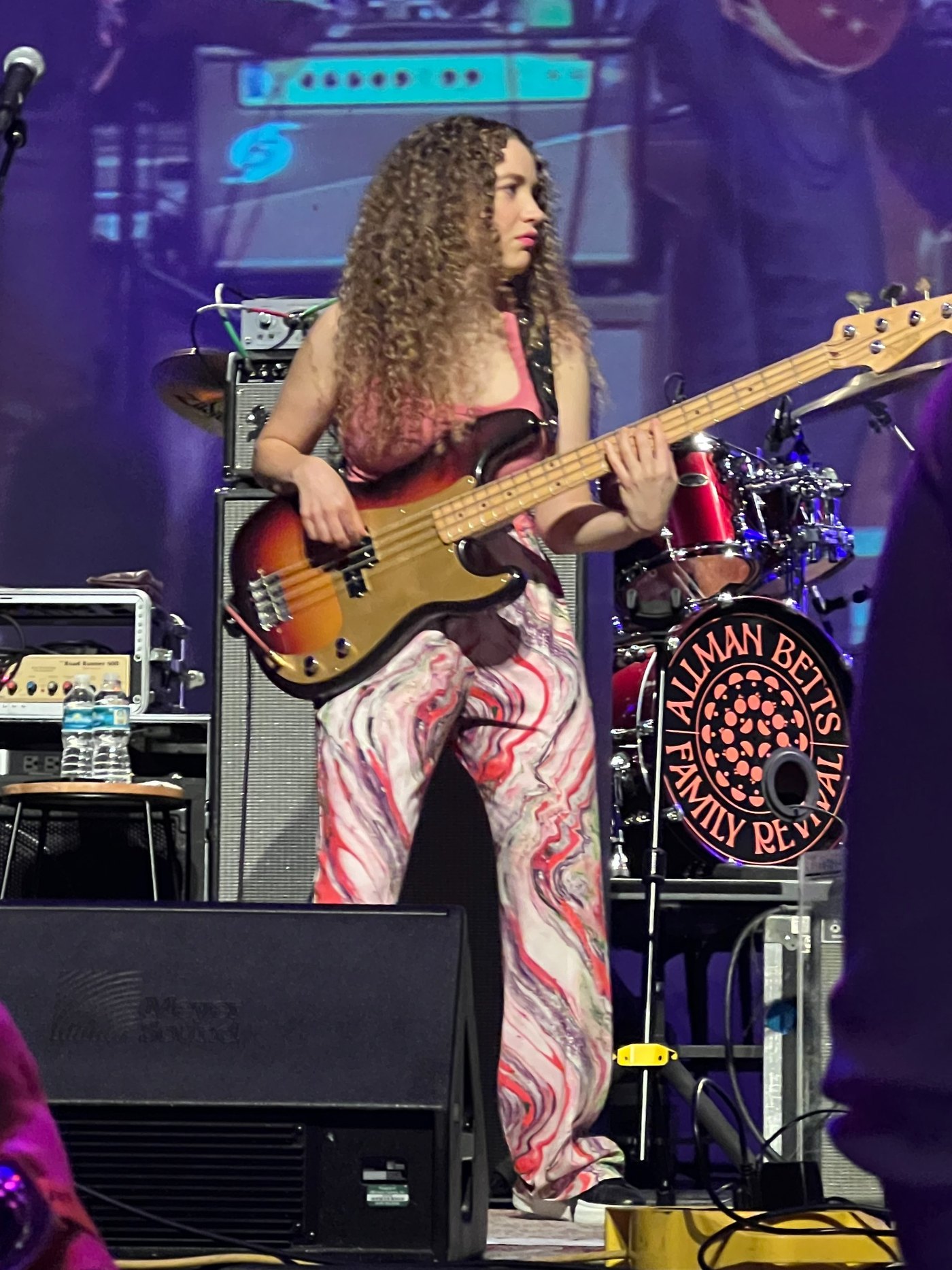 Tal Wilkenfeld performing on bass